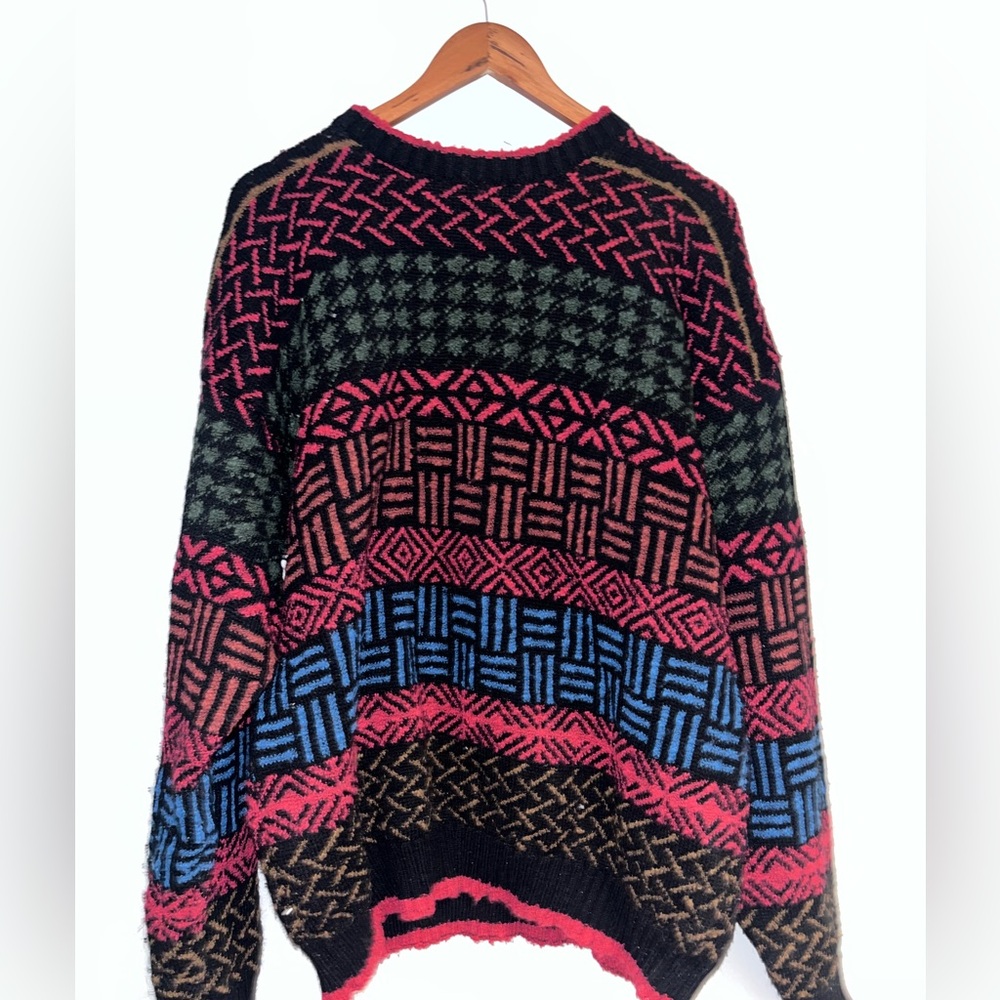 Cattivo Patterned Acrylic Sweater